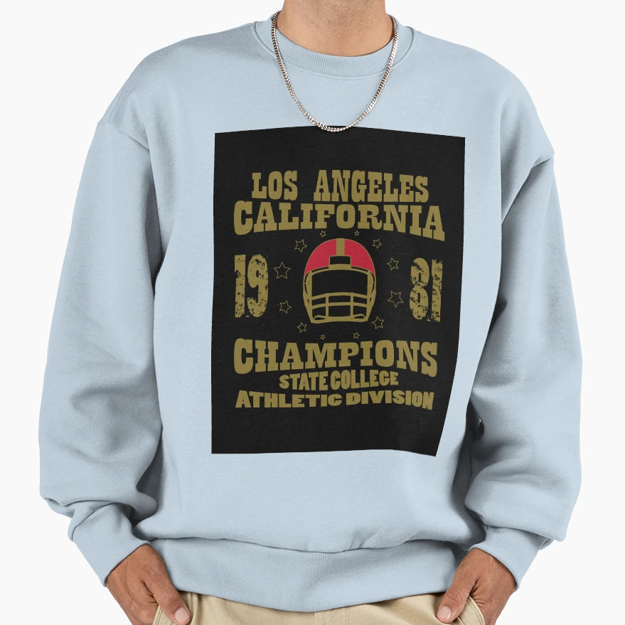 California Los Angeles 1981 Sweatshirt - Minimalist Print Men Women - T-Shirt, Sweatshirt, Hoodie