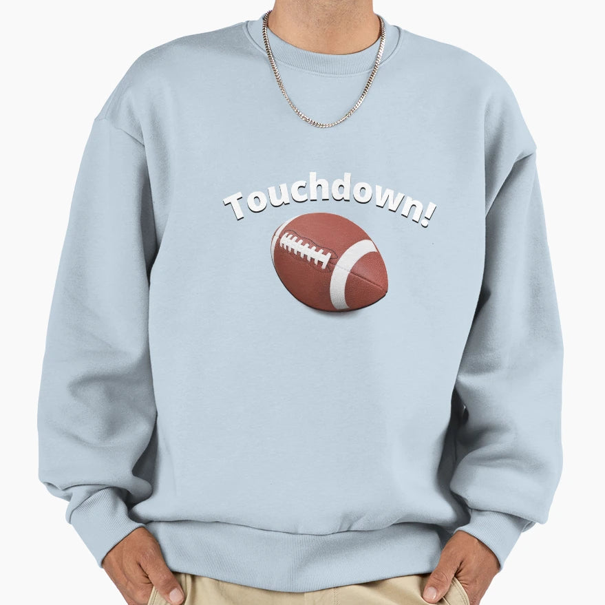 Football Touchdown Sweatshirt - Unique Graphic for Adults - T-Shirt, Sweatshirt, Hoodie