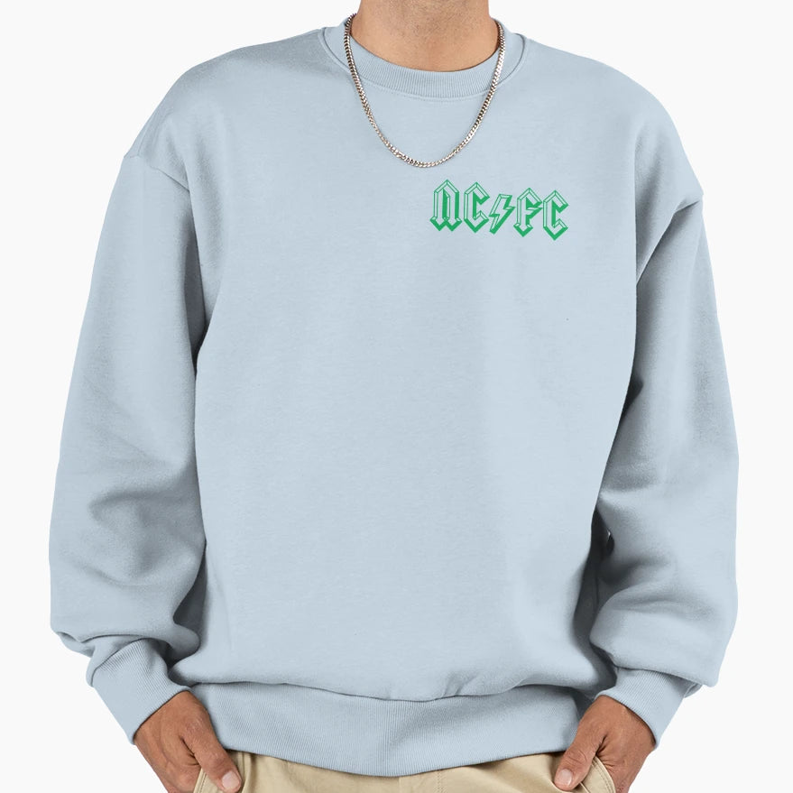 Norwich City Ncfc Green Lightning Logo Sweatshirt - Novelty Apparel Unisex - T-Shirt, Sweatshirt, Hoodie