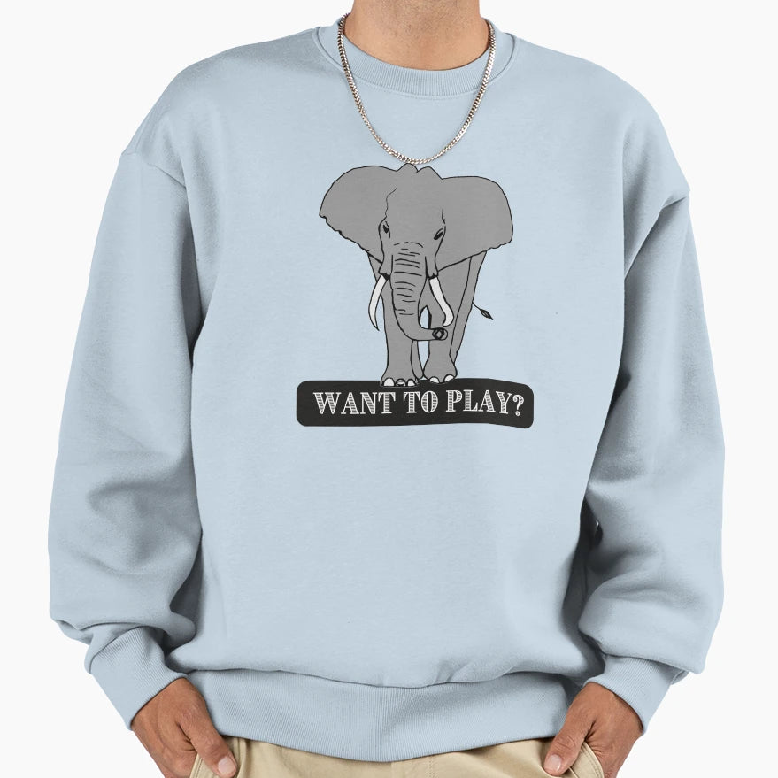 Elephant Lets People Know You Are Sweatshirt - Minimalist Print Unisex - T-Shirt, Sweatshirt, Hoodie