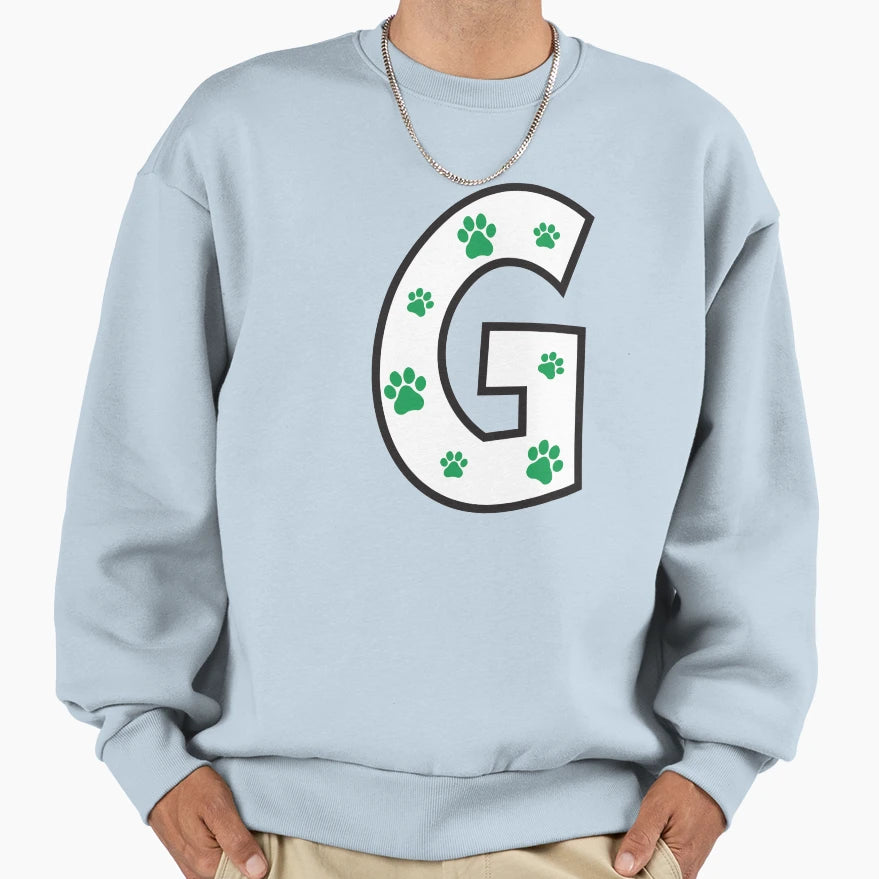 Paw Alphabet Sweatshirt - Fun Novelty Design Men Women - T-Shirt, Sweatshirt, Hoodie