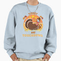 Turkey And Touchdown Sweatshirt - Custom Art Print Men Women - T-Shirt, Sweatshirt, Hoodie