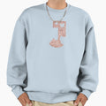 Letter J Rose Gold Glitter Fairy Sweatshirt - Streetwear Style for Adults - T-Shirt, Sweatshirt, Hoodie