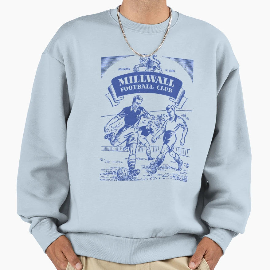 Millwall Football Club Sweatshirt - Fun Novelty Design for Adults - T-Shirt, Sweatshirt, Hoodie