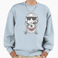 Cracked Skull Rock Art Sweatshirt - Fun Novelty Design Men Women - T-Shirt, Sweatshirt, Hoodie