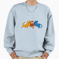 Cats Fight Ball American Sweatshirt - Casual Everyday Wear for Adults - T-Shirt, Sweatshirt, Hoodie
