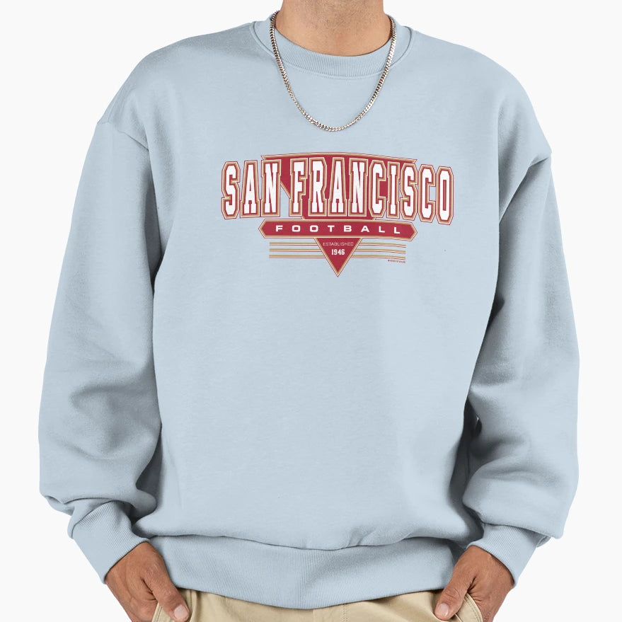 San Francisco Football 49Ers Inspired Sweatshirt - Unique Graphic Unisex - T-Shirt, Sweatshirt, Hoodie