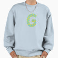 Lemon Summer Monogram Alphabet Letter Sweatshirt - Graphic Print Men Women - T-Shirt, Sweatshirt, Hoodie