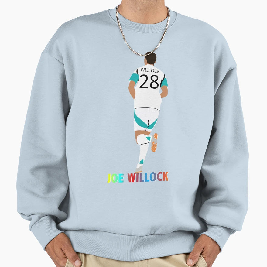 Joe Willock Illustration Sweatshirt - Casual Everyday Wear for Adults - T-Shirt, Sweatshirt, Hoodie