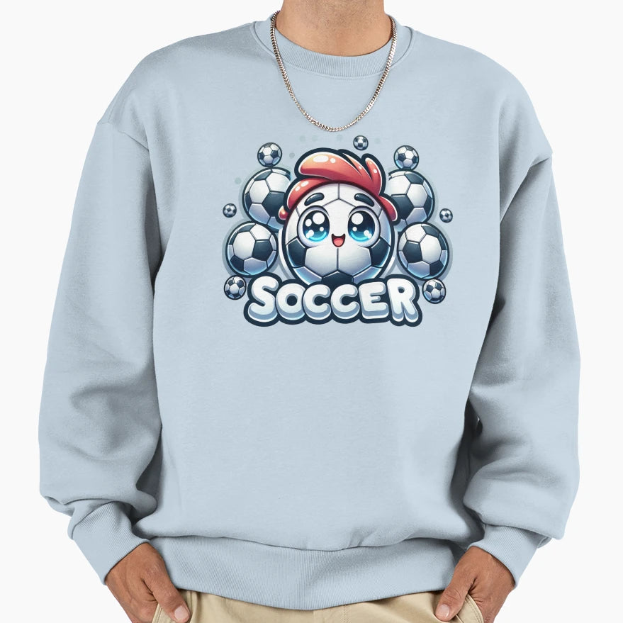 Soccer Balls Sweatshirt - Unique Graphic Men Women - T-Shirt, Sweatshirt, Hoodie