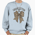 Charleston Leopard Coquette Bow Sweatshirt - Trendy Graphic Unisex - T-Shirt, Sweatshirt, Hoodie