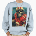 American Football Skull Skull Sweatshirt - Custom Art Print for Adults - T-Shirt, Sweatshirt, Hoodie