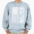 Fjb F Joe Biden Distressed Us Flag Sweatshirt - Minimalist Print Men Women - T-Shirt, Sweatshirt, Hoodie