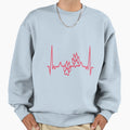 Heart Beat Wolf Sweatshirt - Custom Art Print for Adults - T-Shirt, Sweatshirt, Hoodie