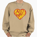 Its Friday Im Love Red Yella Sweatshirt - Fun Novelty Design Unisex - T-Shirt, Sweatshirt, Hoodie