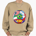Soccer Various Flags Sweatshirt - Custom Art Print Men Women - T-Shirt, Sweatshirt, Hoodie