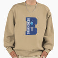 Navy Blue Brandeis Logo Sweatshirt - Novelty Apparel for Adults - T-Shirt, Sweatshirt, Hoodie