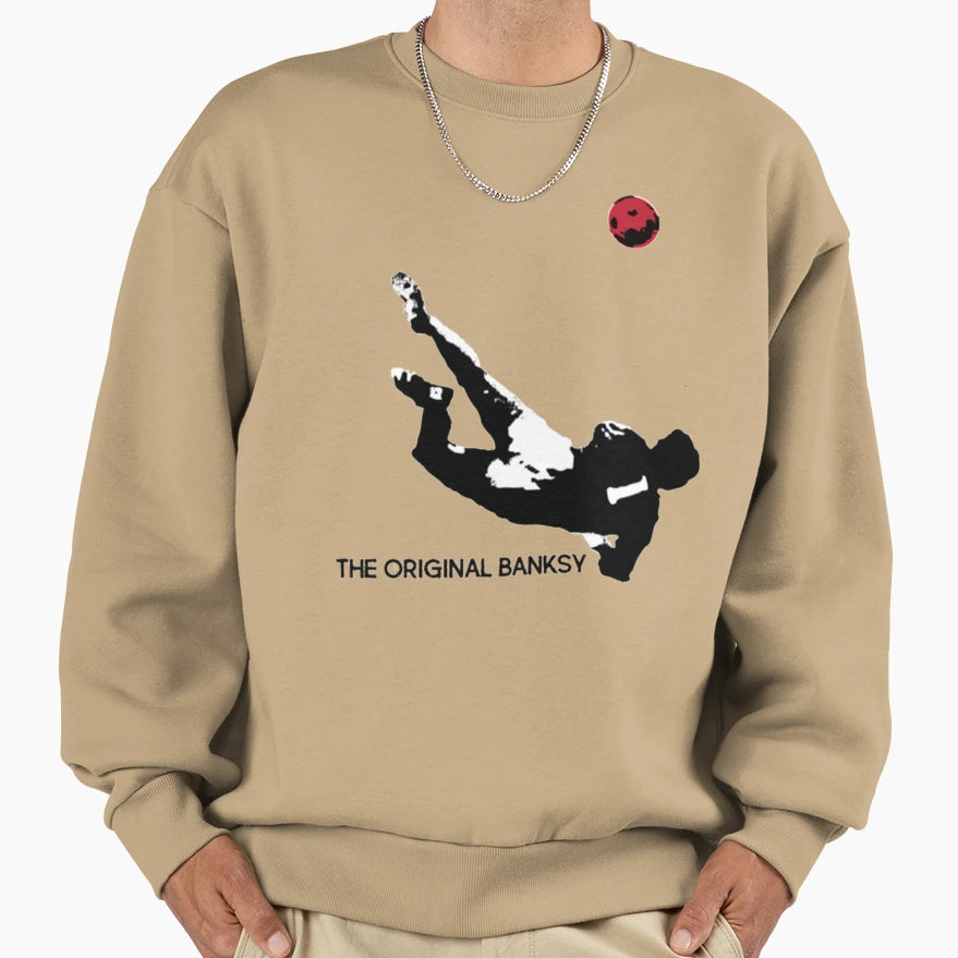 Original Banksy England Sweatshirt - Fun Novelty Design for Adults - T-Shirt, Sweatshirt, Hoodie