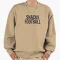 Snacks And Football Aa0178B Sweatshirt - Fun Novelty Design for Adults - T-Shirt, Sweatshirt, Hoodie