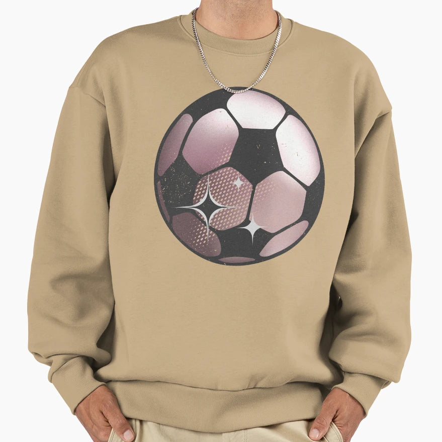 Futeball Soccer Ball Sweatshirt - Aesthetic Graphic Unisex - T-Shirt, Sweatshirt, Hoodie