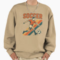 Soccer Action Flash Sweatshirt - Aesthetic Graphic for Adults - T-Shirt, Sweatshirt, Hoodie