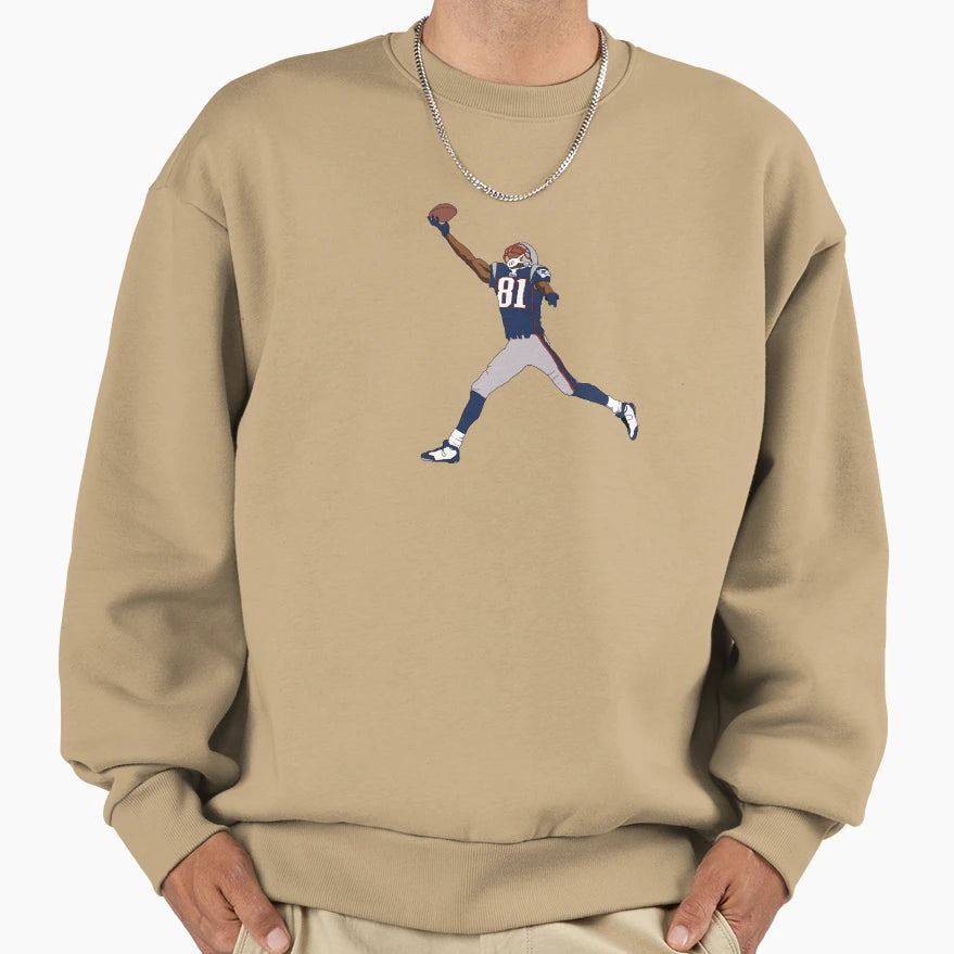 Randy Moss Patriots Sweatshirt - Novelty Apparel Unisex - T-Shirt, Sweatshirt, Hoodie