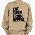 Eat Sleep Train Repeat Sweatshirt - Minimalist Print Unisex - T-Shirt, Sweatshirt, Hoodie