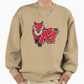 Red Wolf Sweatshirt - Fun Novelty Design Unisex - T-Shirt, Sweatshirt, Hoodie