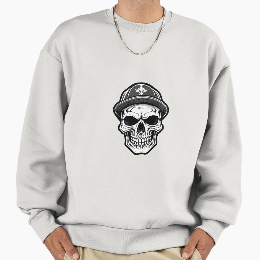 Skeleton Logo Art Sweatshirt - Unique Graphic Men Women - T-Shirt, Sweatshirt, Hoodie