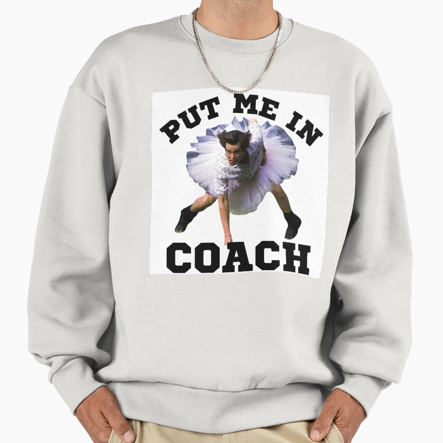 Jim Carey Put Me Couch Sweatshirt - Graphic Print for Adults - T-Shirt, Sweatshirt, Hoodie