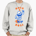 Rock Roll Skull Sweatshirt - Streetwear Style for Adults - T-Shirt, Sweatshirt, Hoodie