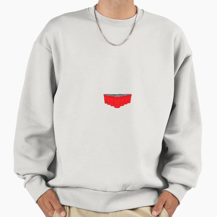 Beer Pong Sweatshirt - Graphic Print for Adults - T-Shirt, Sweatshirt, Hoodie