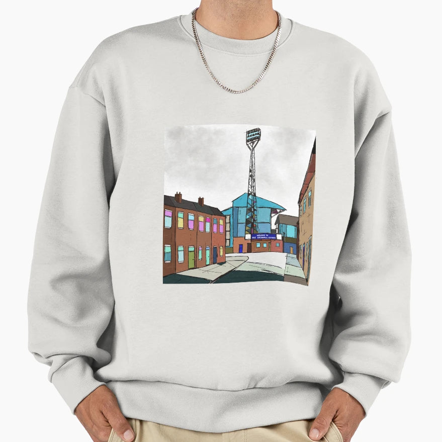 Baseball Ground Sweatshirt - Graphic Print for Adults - T-Shirt, Sweatshirt, Hoodie