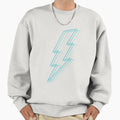 Turquoise Lightning Sweatshirt - Casual Everyday Wear Men Women - T-Shirt, Sweatshirt, Hoodie