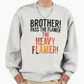 Crispy Barbecued Flamer Sweatshirt - Aesthetic Graphic for Adults - T-Shirt, Sweatshirt, Hoodie