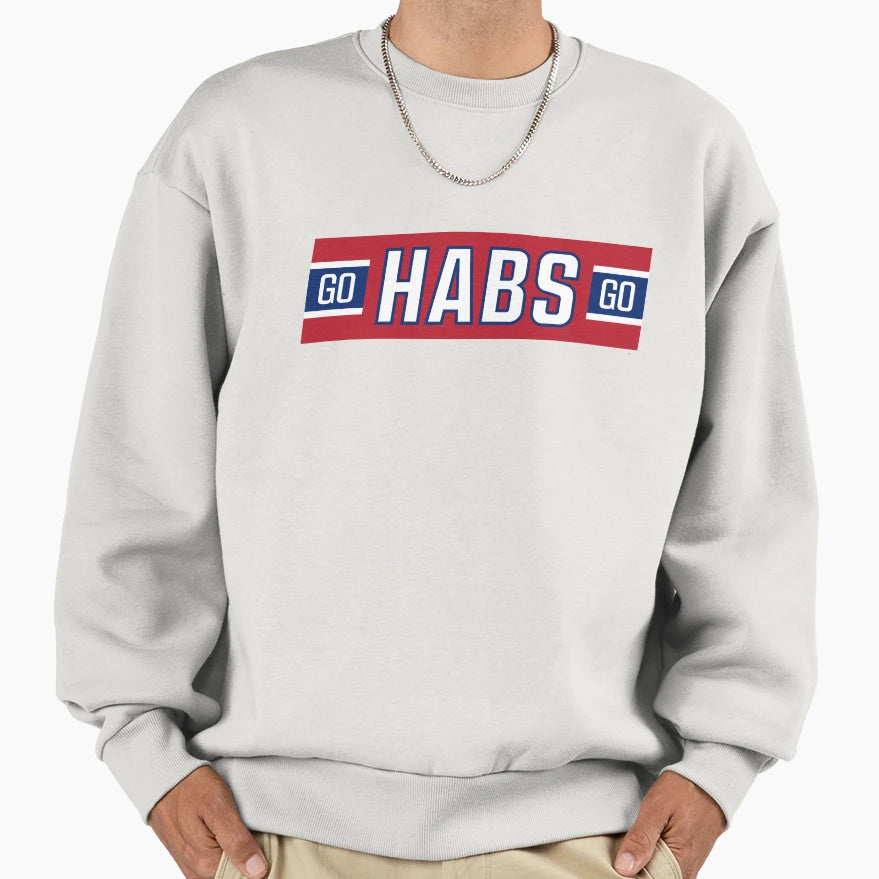 Go Habs Go Sweatshirt - Aesthetic Graphic for Adults - T-Shirt, Sweatshirt, Hoodie