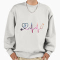 Occupational Therapy Heartbeat Sweatshirt - Casual Everyday Wear Men Women - T-Shirt, Sweatshirt, Hoodie