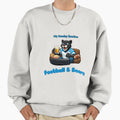 Funny Panthers Fan Cartoon Football Sweatshirt - Aesthetic Graphic Unisex - T-Shirt, Sweatshirt, Hoodie
