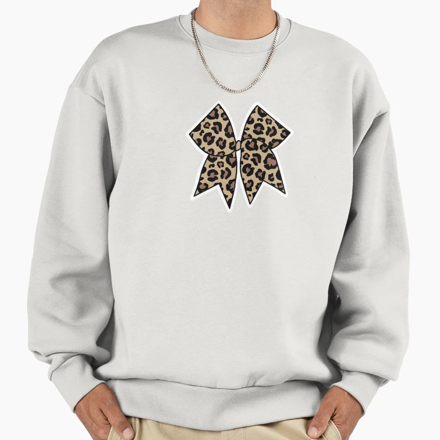 Brown Tan And Black Leopard Cheetah Sweatshirt - Aesthetic Graphic Unisex - T-Shirt, Sweatshirt, Hoodie