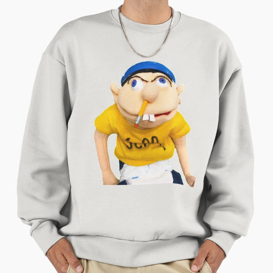 Best Seller Sml Jeffy Sweatshirt - Casual Everyday Wear Unisex - T-Shirt, Sweatshirt, Hoodie