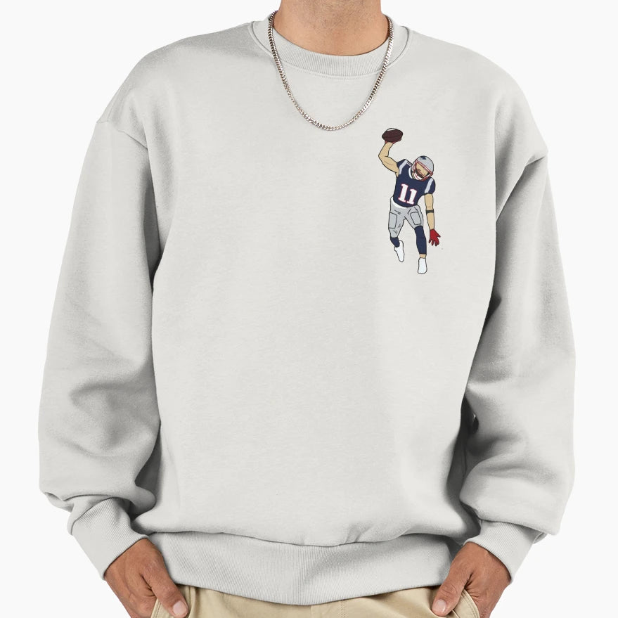 Julian Edelman Sweatshirt - Minimalist Print Men Women - T-Shirt, Sweatshirt, Hoodie