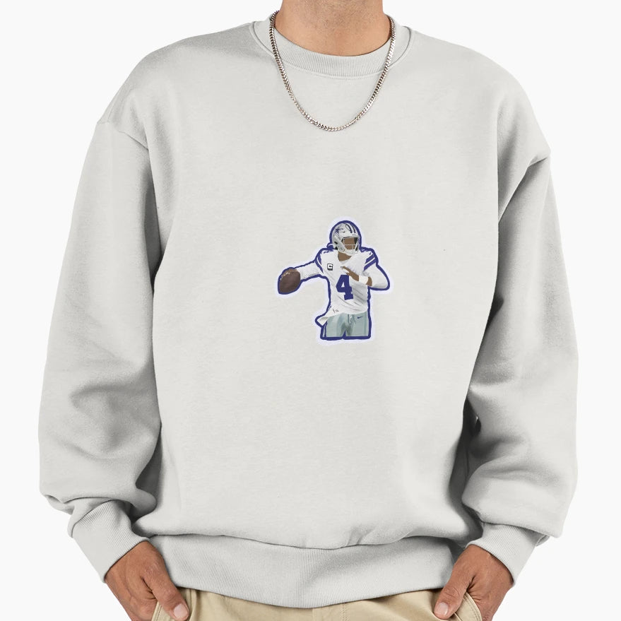 Dak Cowboys Sweatshirt - Fun Novelty Design for Adults - T-Shirt, Sweatshirt, Hoodie