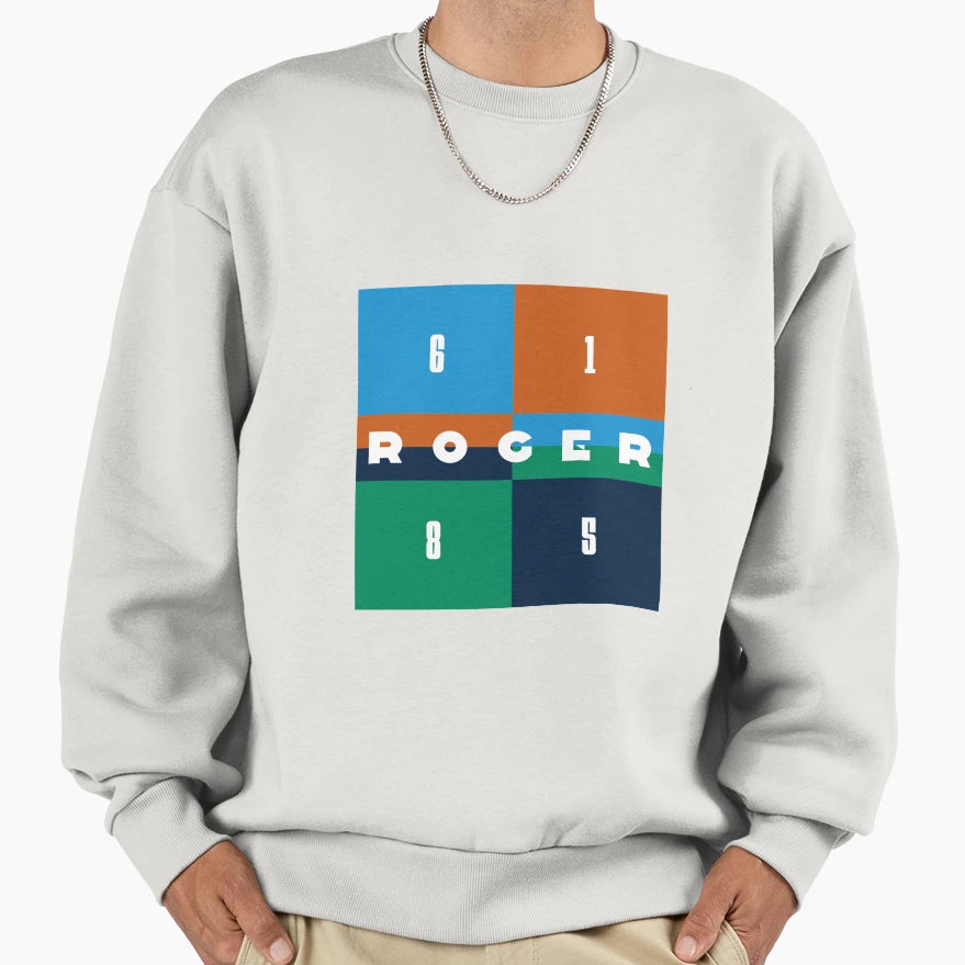 Roger Federer Grand Slams Sweatshirt - Aesthetic Graphic for Adults - T-Shirt, Sweatshirt, Hoodie