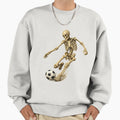 Skeleton Playing Soccer Sweatshirt - Casual Everyday Wear Unisex - T-Shirt, Sweatshirt, Hoodie
