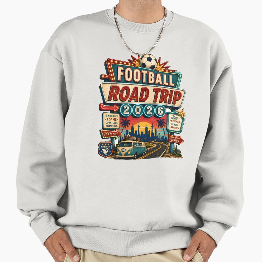 Football Road Trip Sweatshirt - Novelty Apparel Men Women - T-Shirt, Sweatshirt, Hoodie
