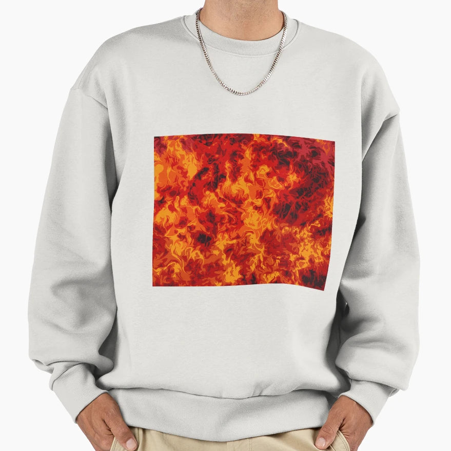 Ian Connor Fire Art Sweatshirt - Fun Novelty Design Men Women - T-Shirt, Sweatshirt, Hoodie