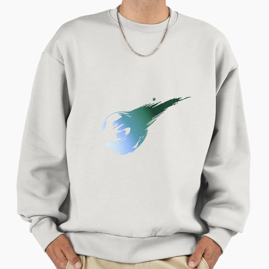 Final Fantasy Vii Meteor Logo Sweatshirt - Graphic Print Unisex - T-Shirt, Sweatshirt, Hoodie