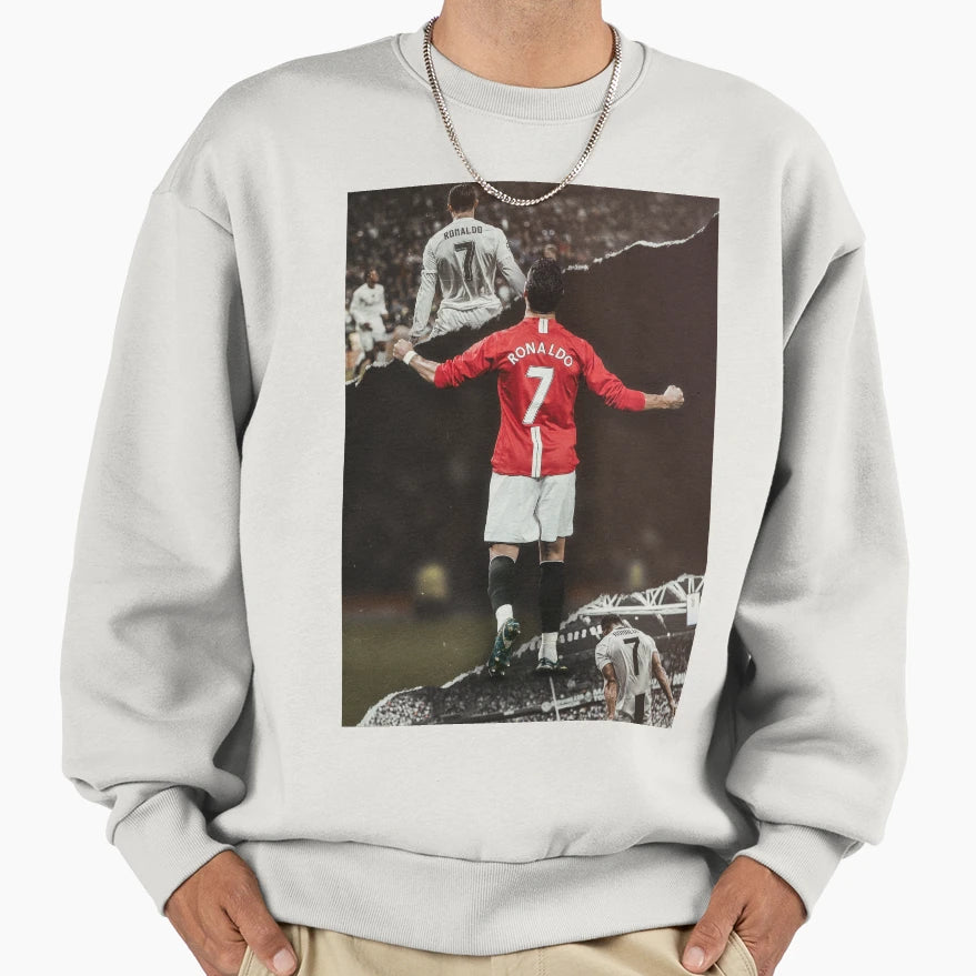 Ronaldo Artwork Sweatshirt - Aesthetic Graphic Unisex - T-Shirt, Sweatshirt, Hoodie