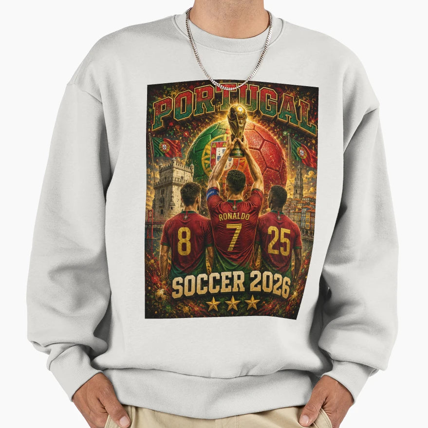 Portugal Soccer 2026 Portuguese Football T-Shirt - Unique Graphic Unisex - T-Shirt, Sweatshirt, Hoodie