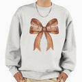 Coquette Football Football Bow Gift Sweatshirt - Trendy Graphic for Adults - T-Shirt, Sweatshirt, Hoodie